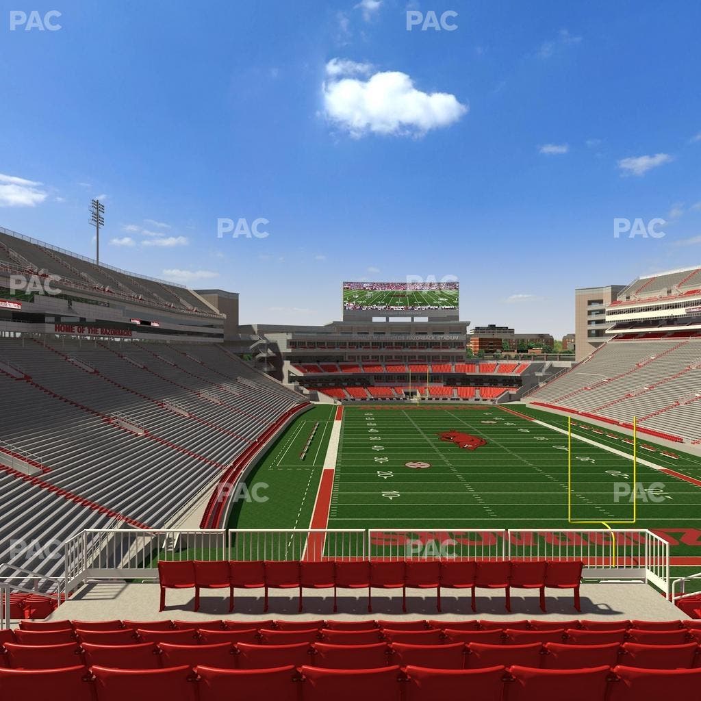 Razorback Stadium - Section 234 Seat View