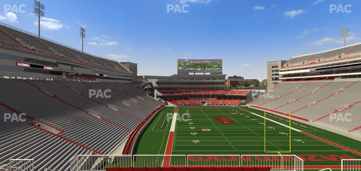 Razorback Stadium - Section 234 Seat View