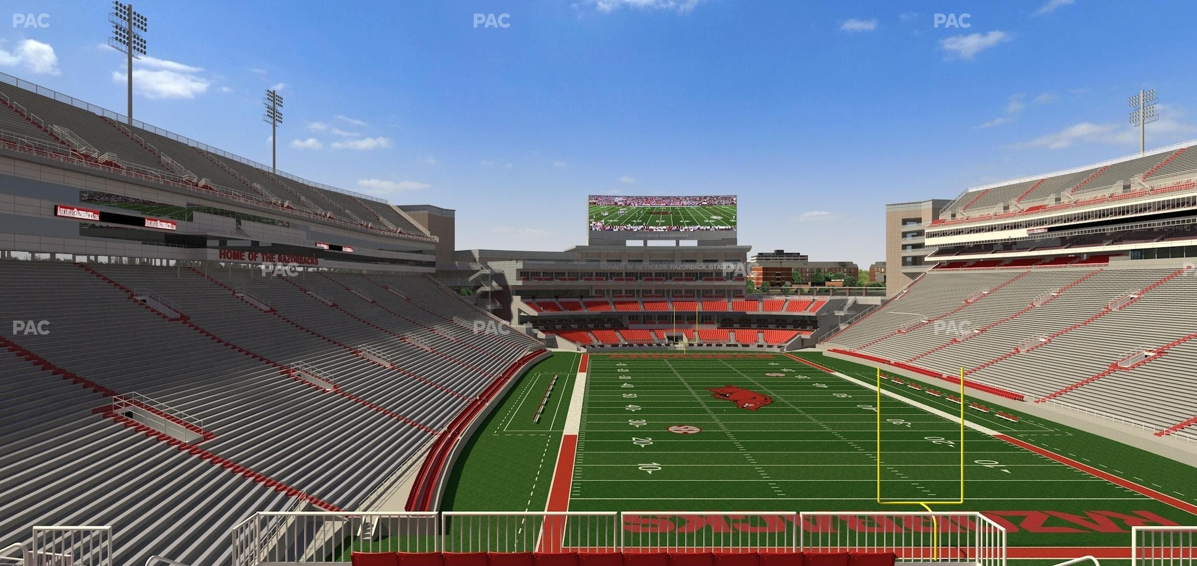 Razorback Stadium - Section 234 Seat View