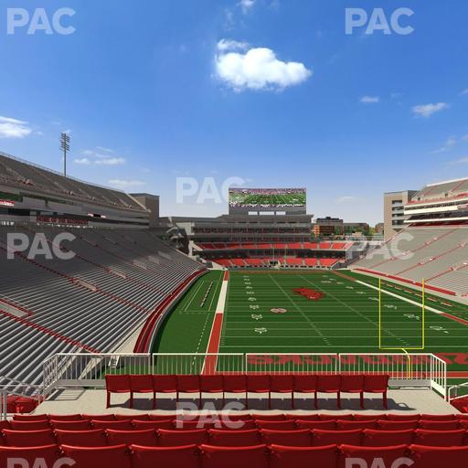 Razorback Stadium - Section 234 Seat View