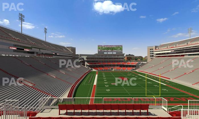 Razorback Stadium - Section 234 Seat View