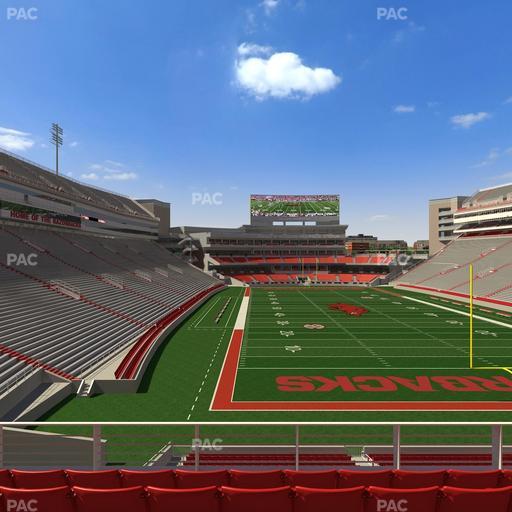 Razorback Stadium - Section 234 Seat View