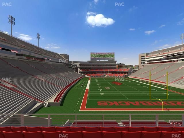 Razorback Stadium - Section 234 Seat View
