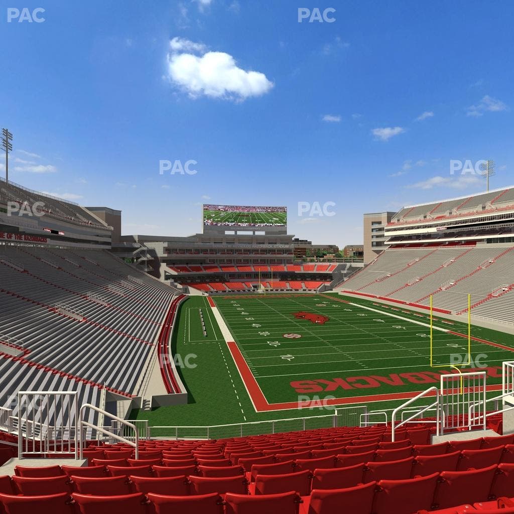 Razorback Stadium - Section 235 Seat View