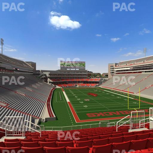 Razorback Stadium - Section 235 Seat View