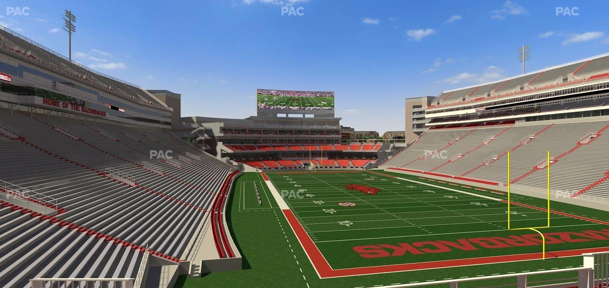 Razorback Stadium - Section 235 Seat View