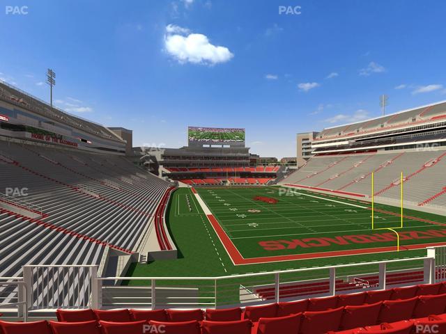 Razorback Stadium - Section 235 Seat View