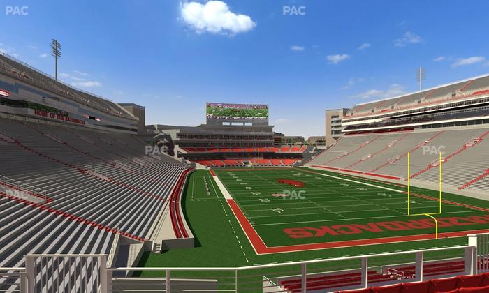 Razorback Stadium - Section 235 Seat View