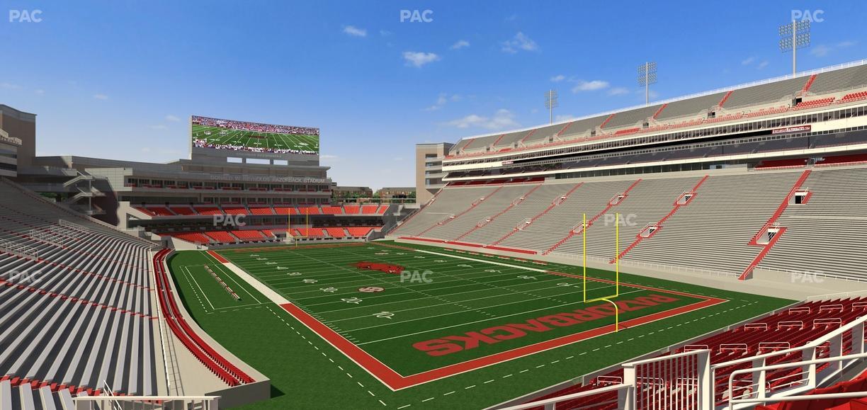 Razorback Stadium - Section 236 Seat View