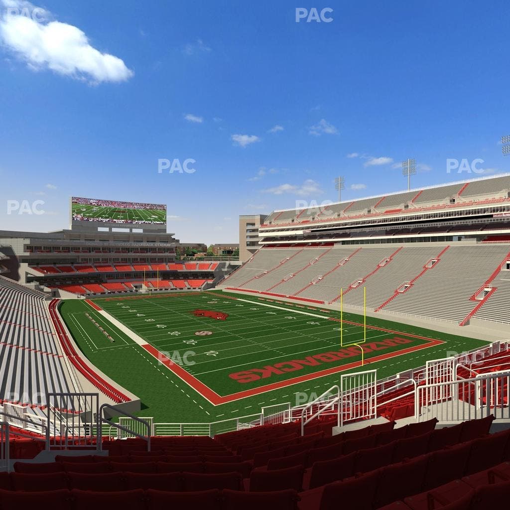 Razorback Stadium - Section 236 Seat View