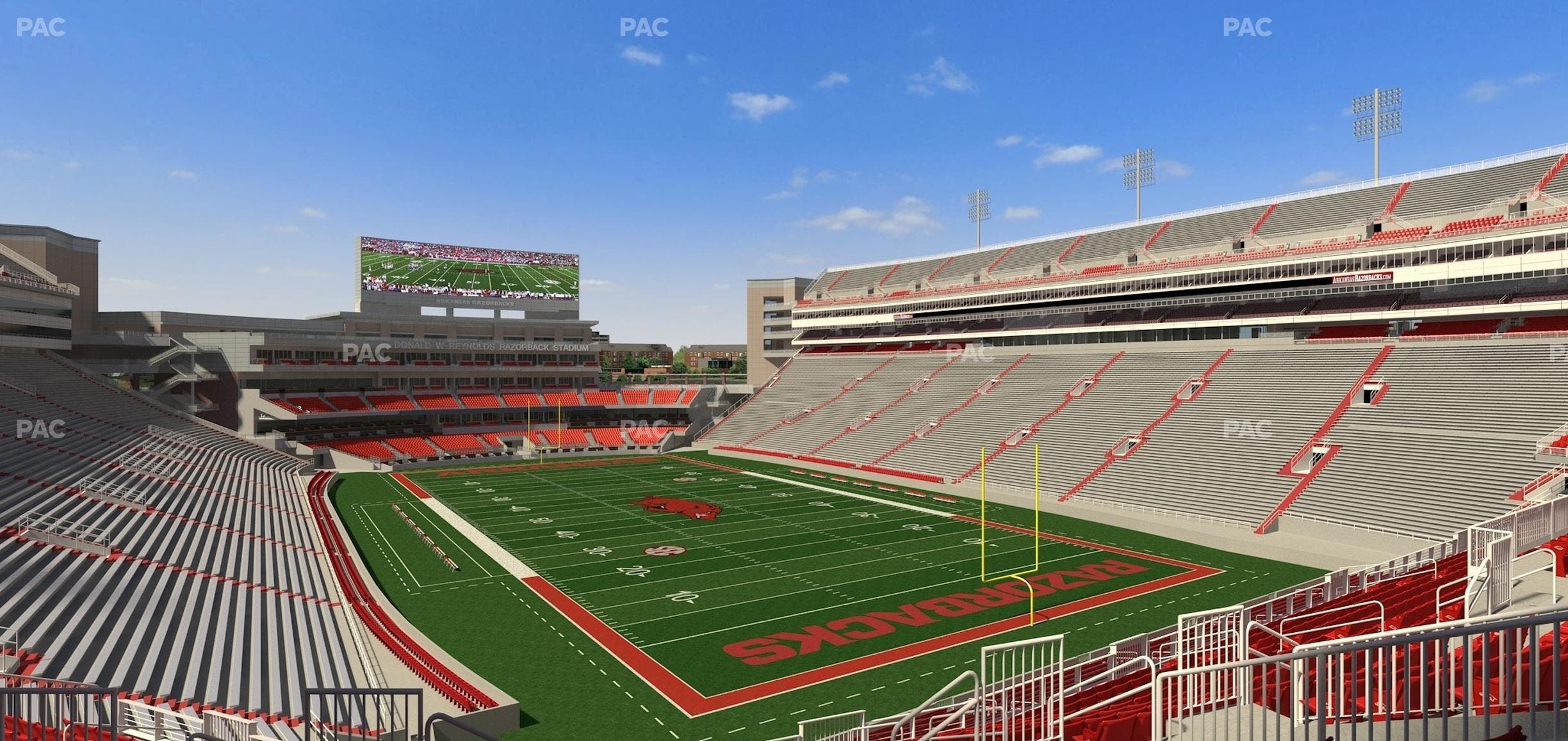 Razorback Stadium - Section 236 Seat View