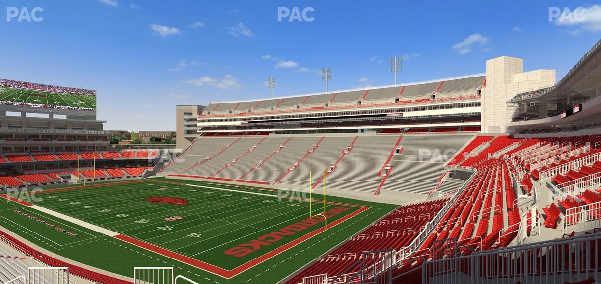 Razorback Stadium - Section 237 Seat View