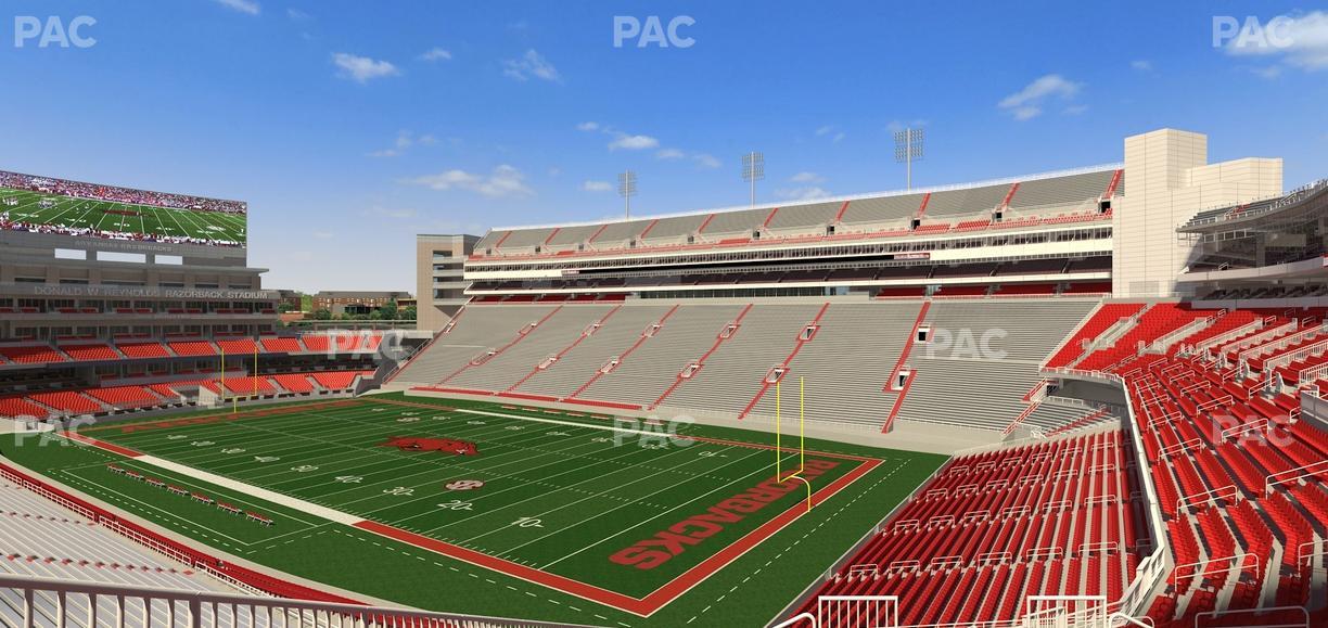 Razorback Stadium - Section 238 Seat View