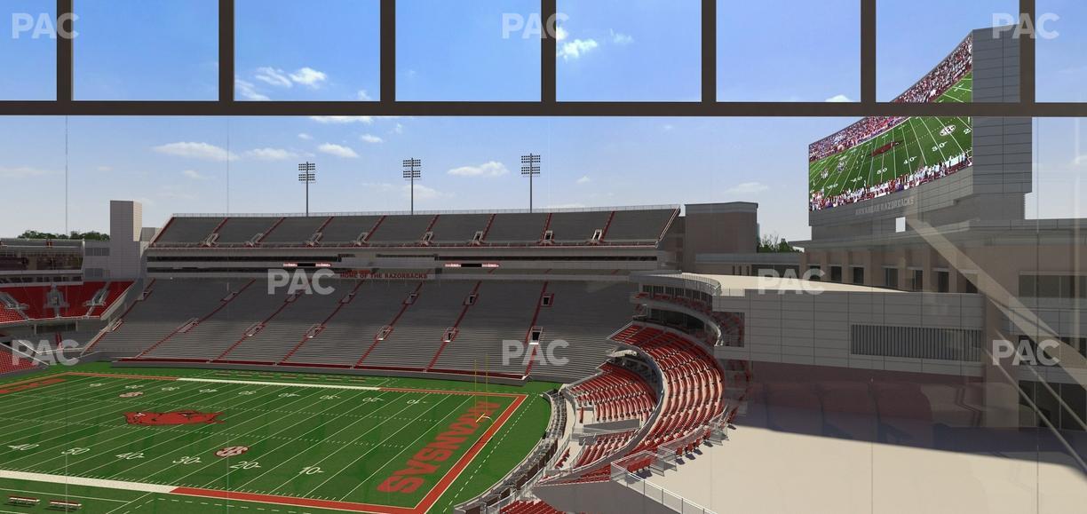 Razorback Stadium - Section 330 Seat View