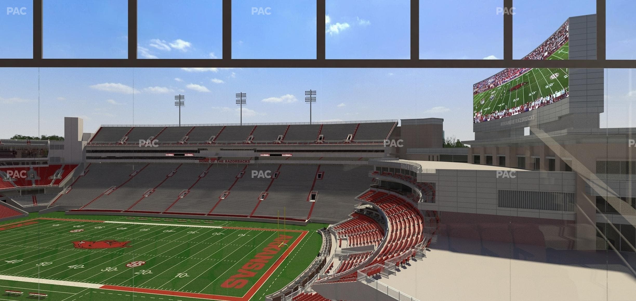Razorback Stadium - Section 330 Seat View