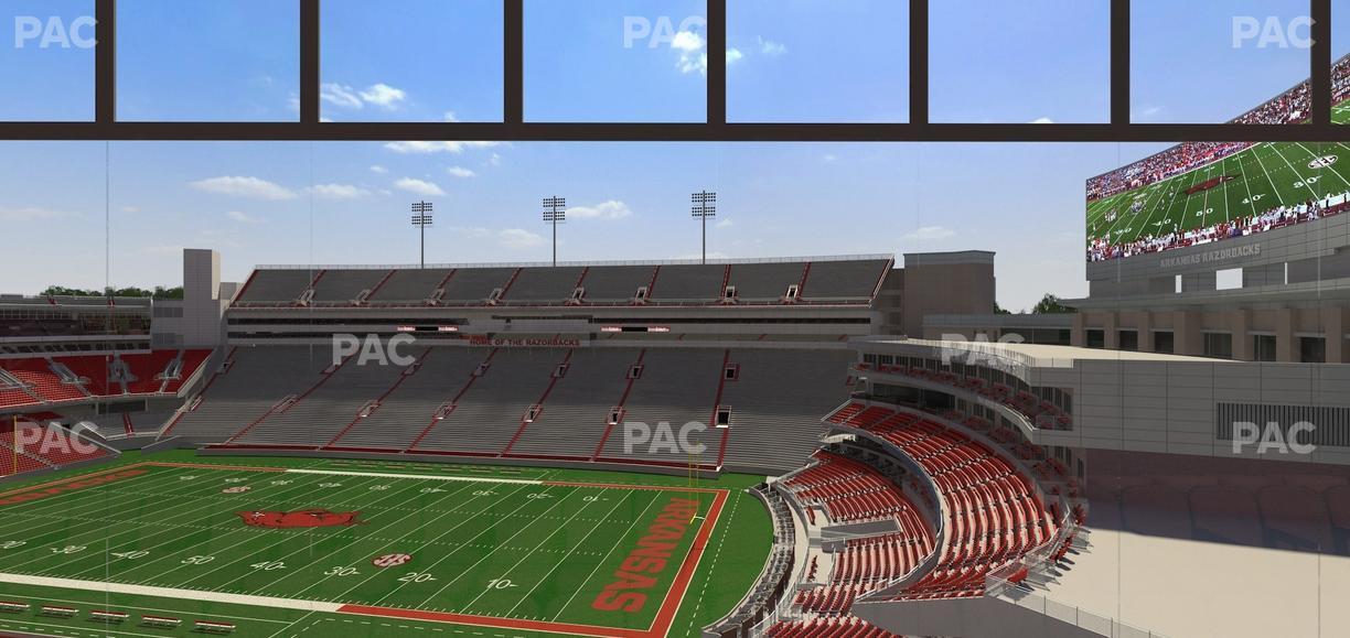 Razorback Stadium - Section 331 Seat View