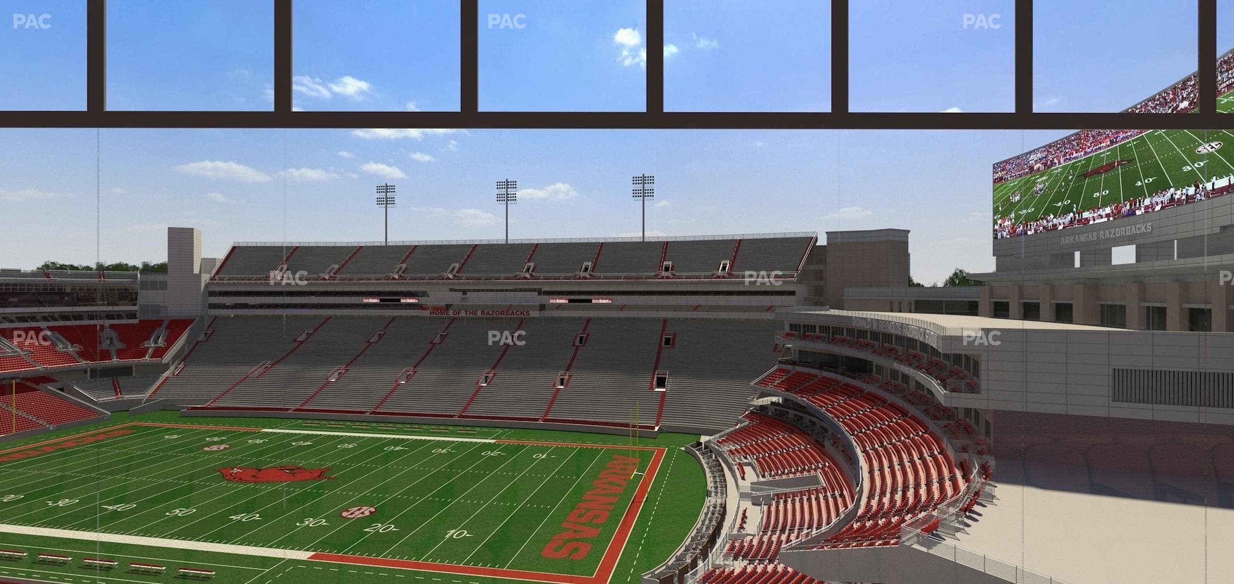 Razorback Stadium - Section 331 Seat View