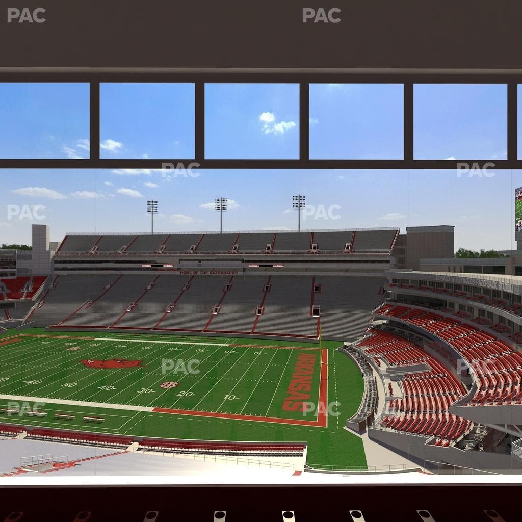 Razorback Stadium - Section 332 Seat View