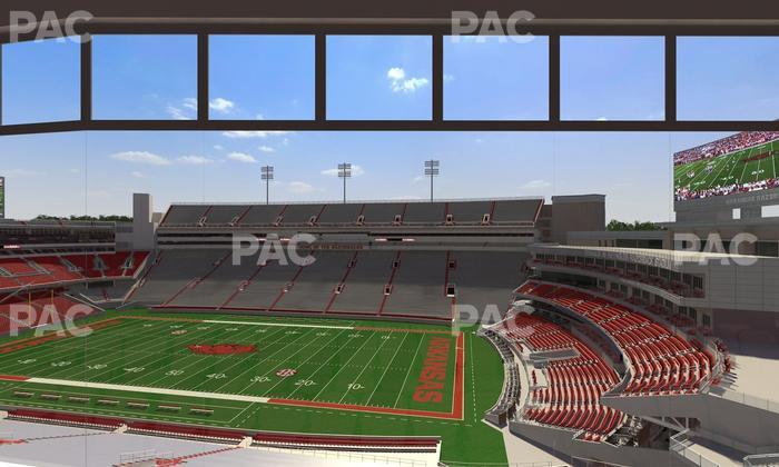Razorback Stadium - Section 332 Seat View