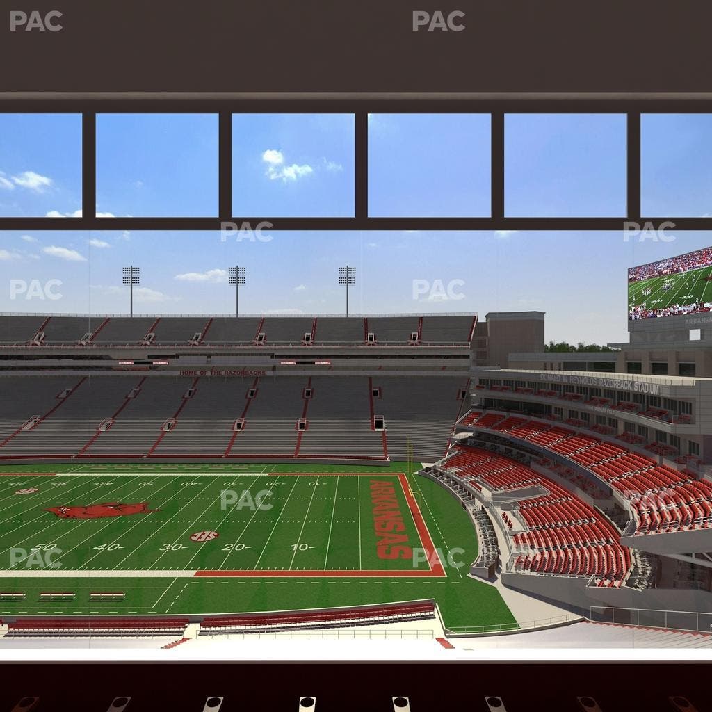 Razorback Stadium - Section 333 Seat View