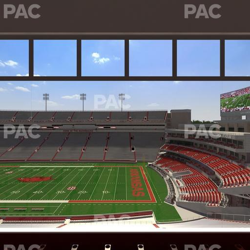 Razorback Stadium - Section 333 Seat View