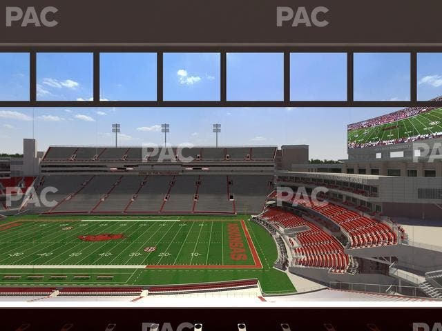 Razorback Stadium - Section 333 Seat View