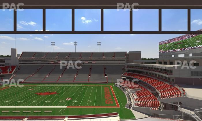 Razorback Stadium - Section 333 Seat View