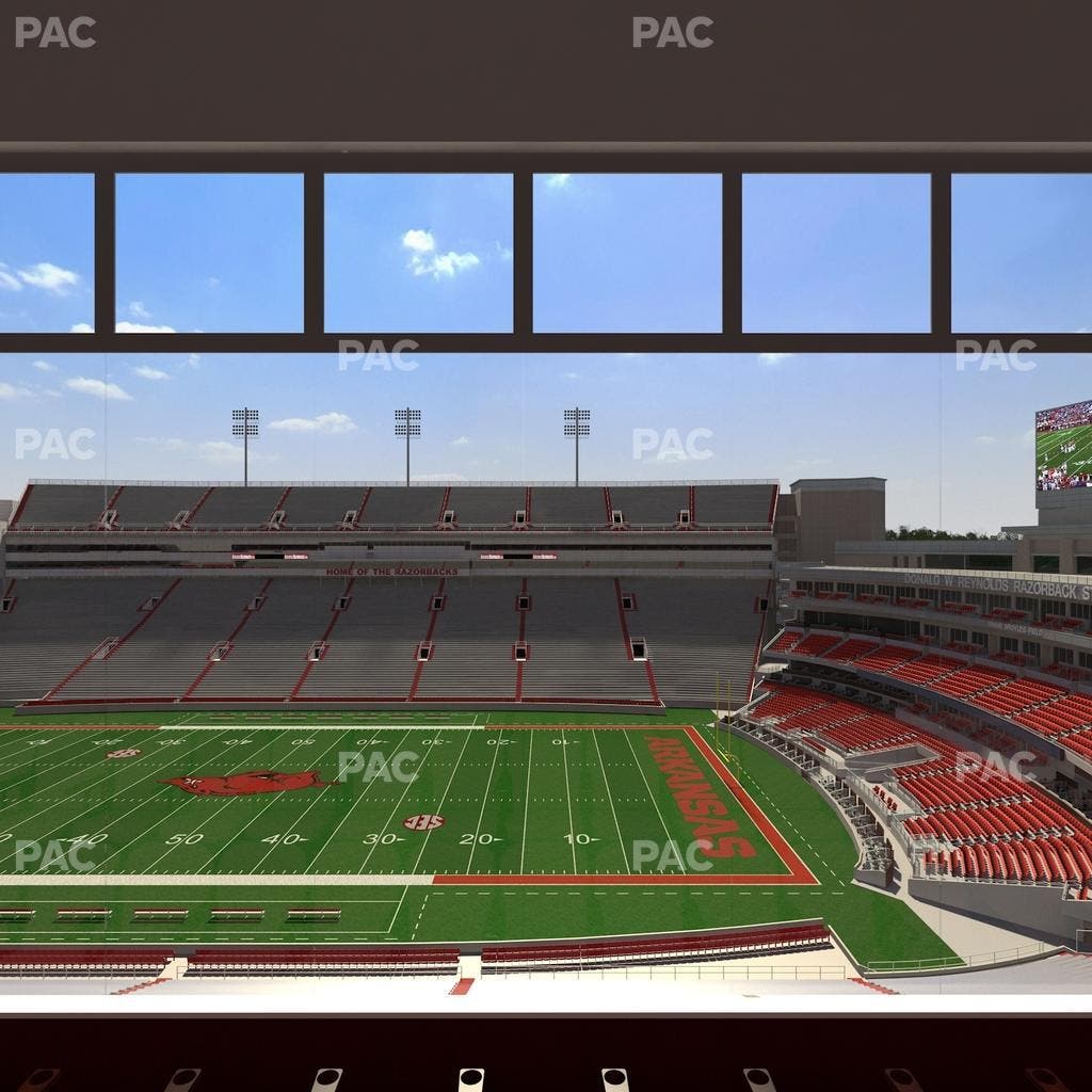 Razorback Stadium - Section 334 Seat View