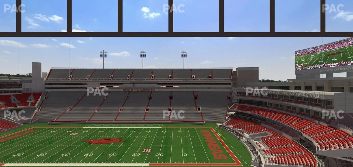 Razorback Stadium - Section 334 Seat View