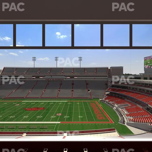 Razorback Stadium - Section 334 Seat View