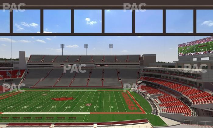 Razorback Stadium - Section 334 Seat View