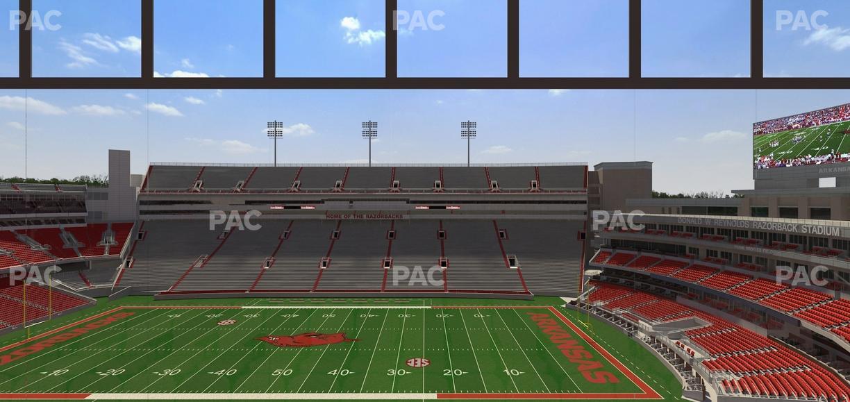 Razorback Stadium - Section 335 Seat View