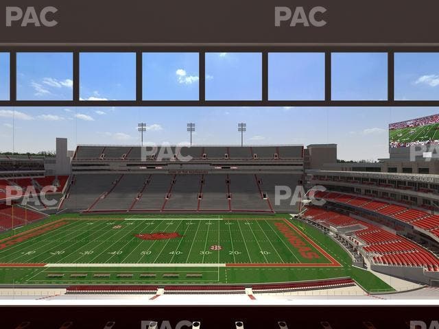 Razorback Stadium - Section 335 Seat View
