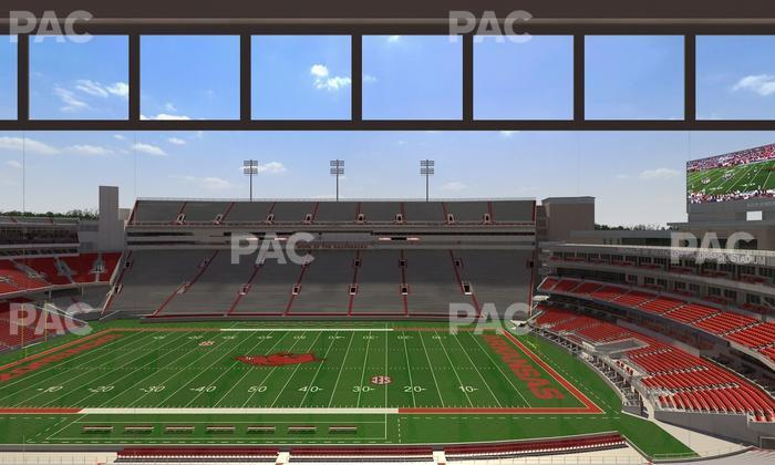 Razorback Stadium - Section 335 Seat View