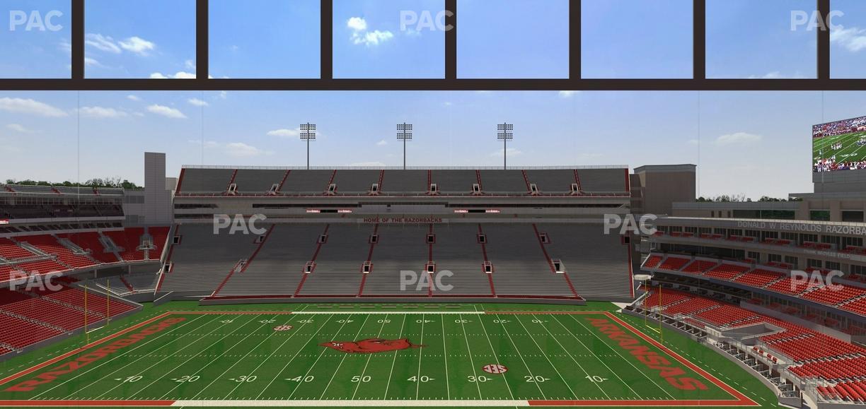 Razorback Stadium - Section 336 Seat View