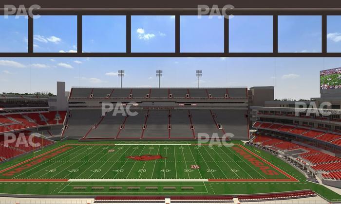 Razorback Stadium - Section 336 Seat View