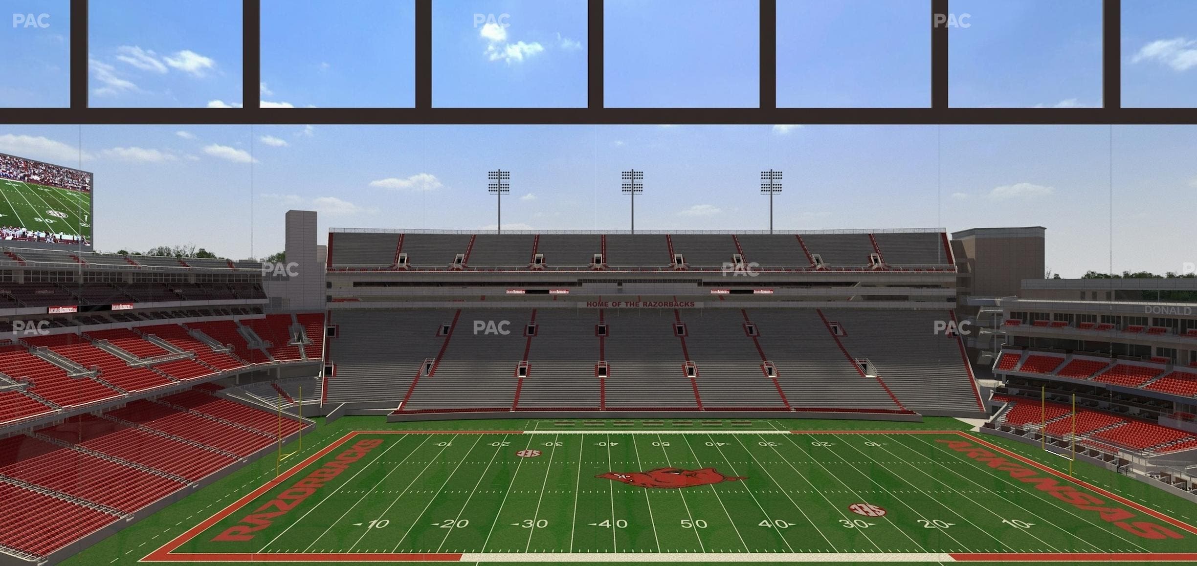 Razorback Stadium - Section 338 Seat View