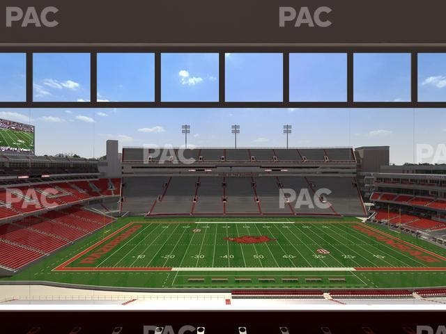Razorback Stadium - Section 338 Seat View