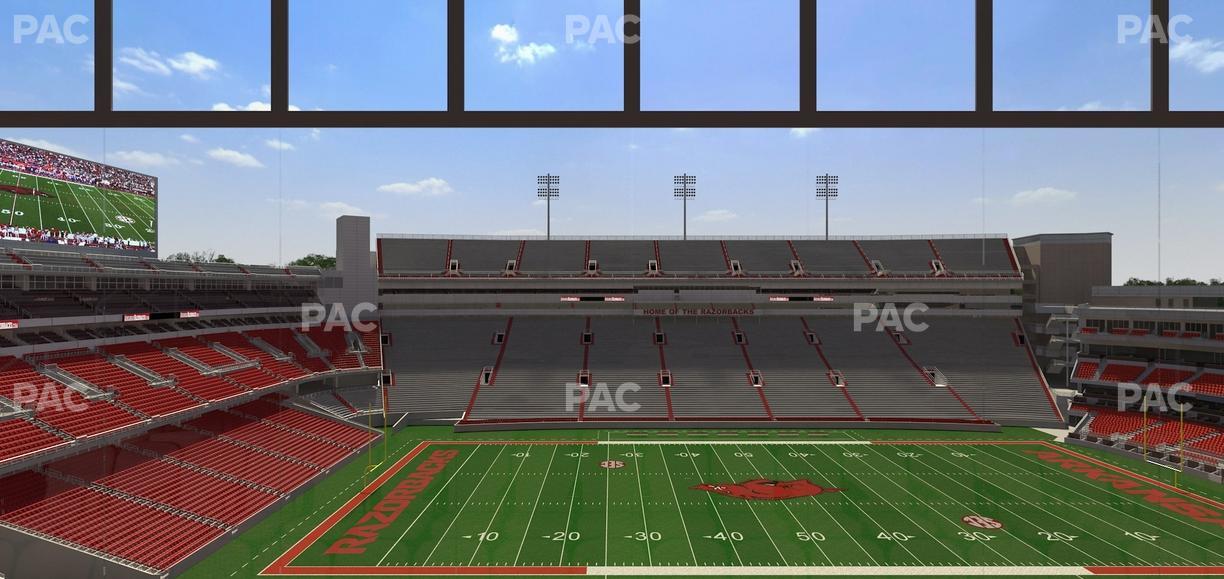 Razorback Stadium - Section 339 Seat View