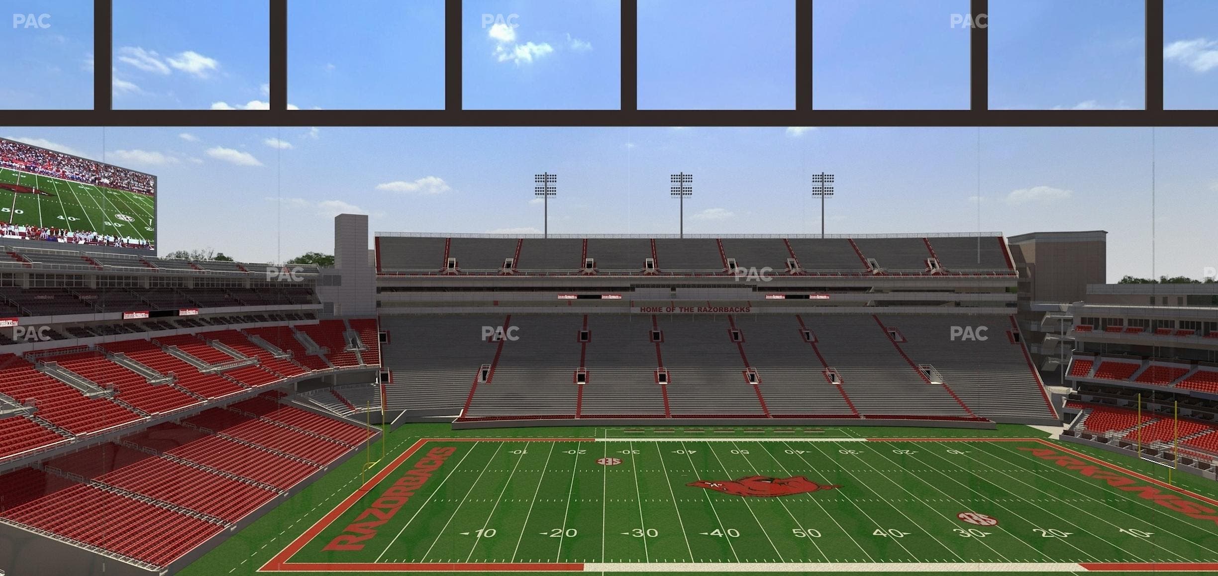 Razorback Stadium - Section 339 Seat View