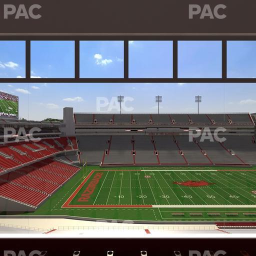 Razorback Stadium - Section 340 Seat View