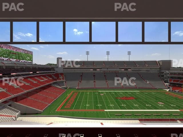 Razorback Stadium - Section 340 Seat View