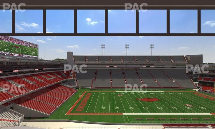 Razorback Stadium - Section 340 Seat View