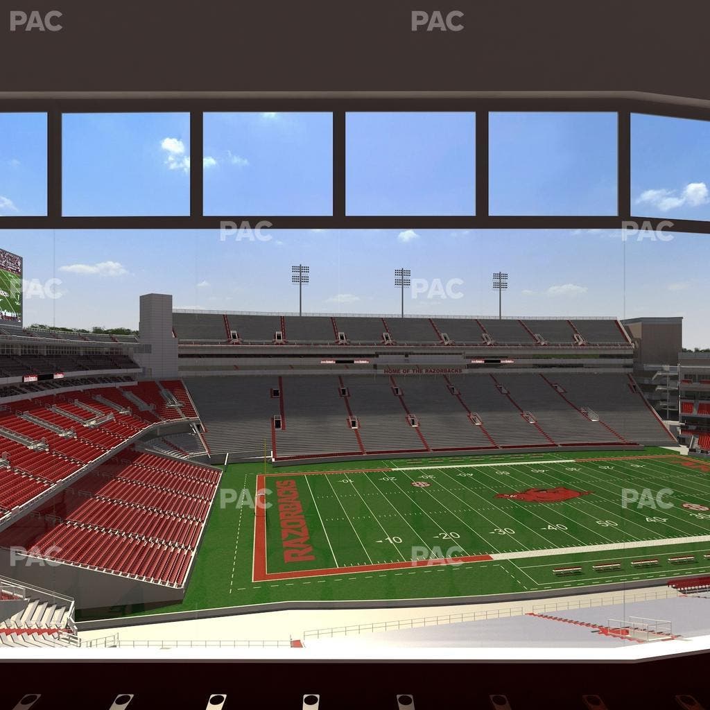 Razorback Stadium - Section 342 Seat View