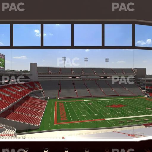Razorback Stadium - Section 342 Seat View
