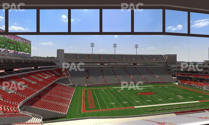 Razorback Stadium - Section 342 Seat View