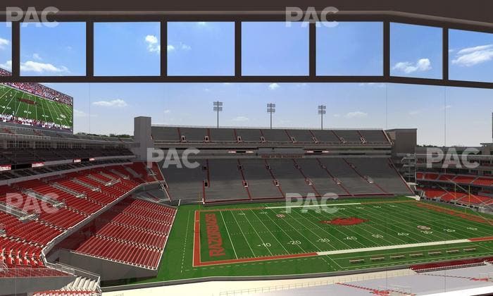 Razorback Stadium - Section 342 Seat View