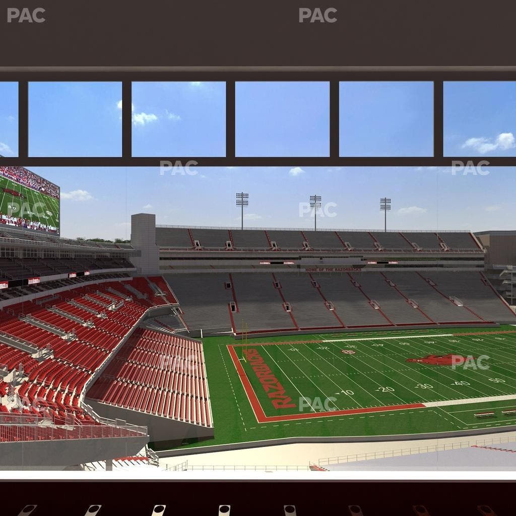 Razorback Stadium - Section 343 Seat View