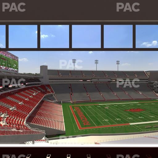Razorback Stadium - Section 343 Seat View