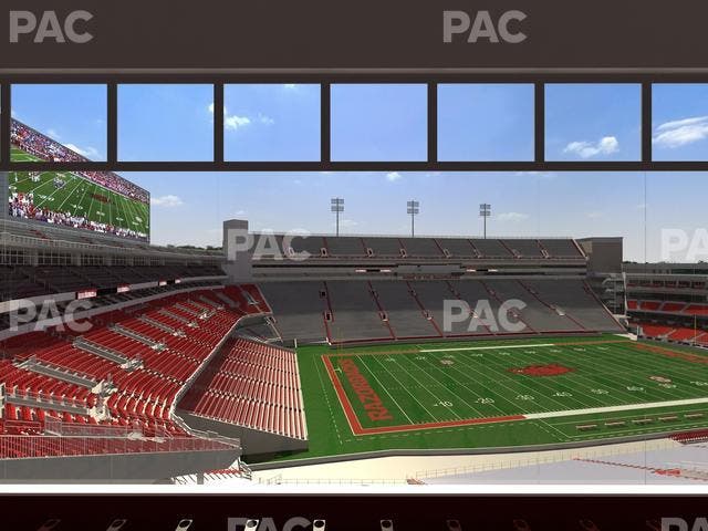 Razorback Stadium - Section 343 Seat View